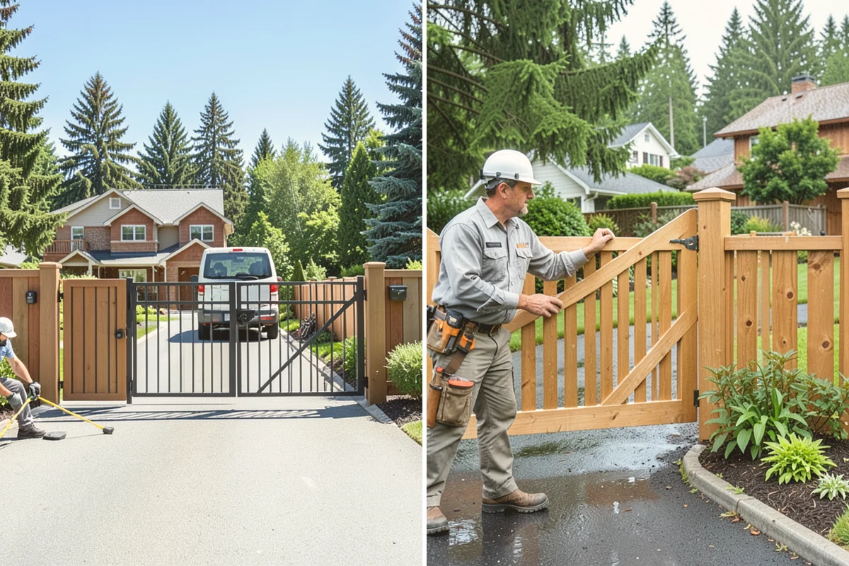 Fence Replacement in Stanwood, Snohomish County, WA - Inspect the existing fence and confirm property lines and permit needs