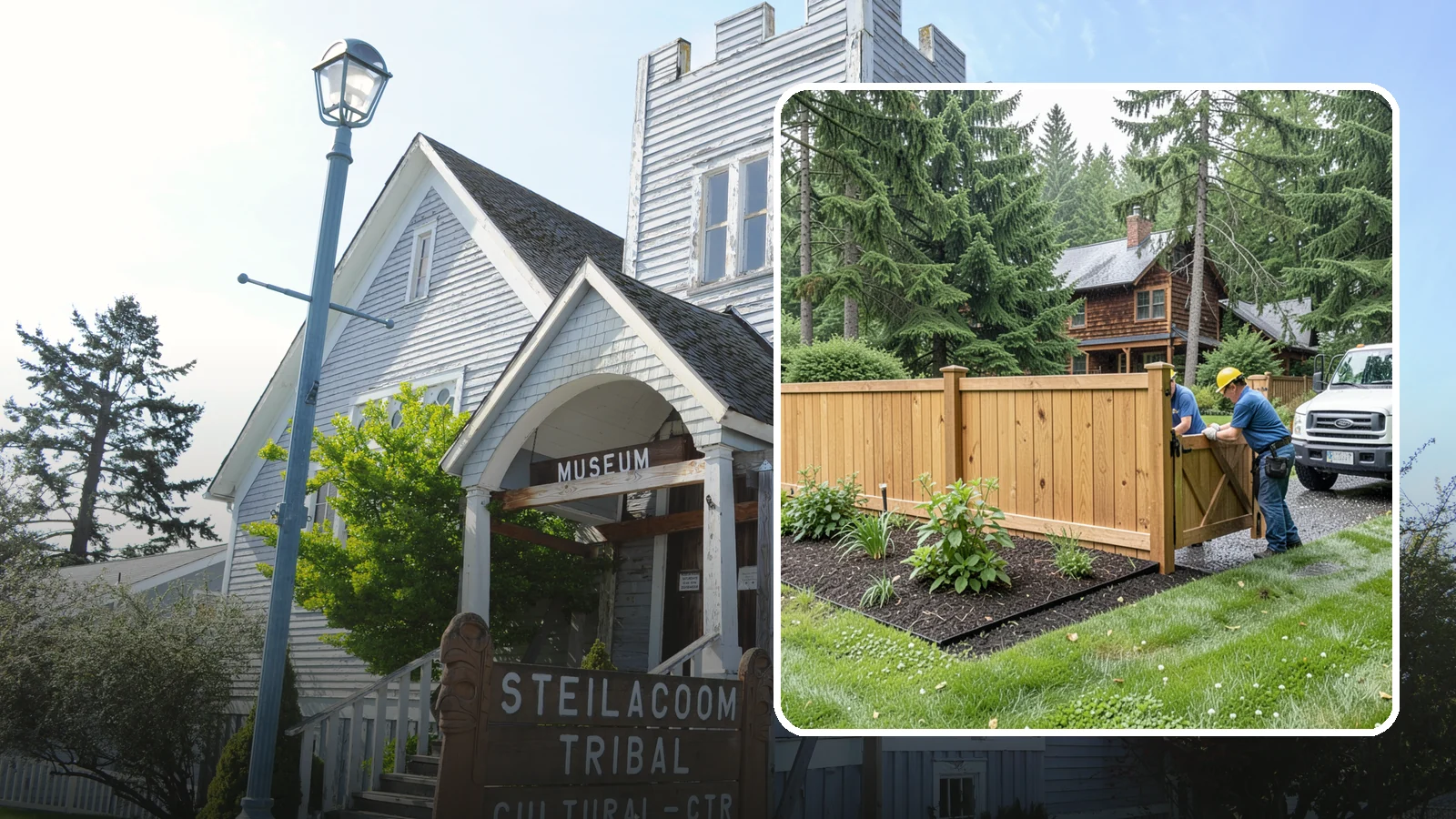 Fence Replacement in Steilacoom, Pierce County, WA - We replace failing, rotted, or storm-damaged fences across the Puget Sound region with sturdier materials built for wet Northwest...