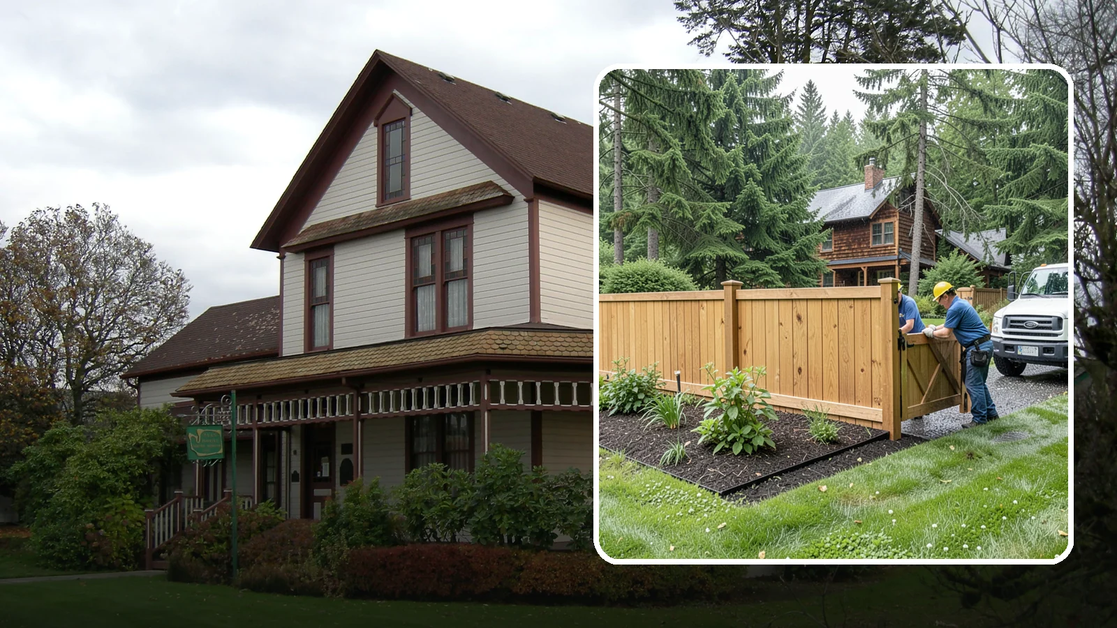 Fence Replacement in Sumner, Pierce County, WA - We replace failing, rotted, or storm-damaged fences across the Puget Sound region with sturdier materials built for wet Northwest...