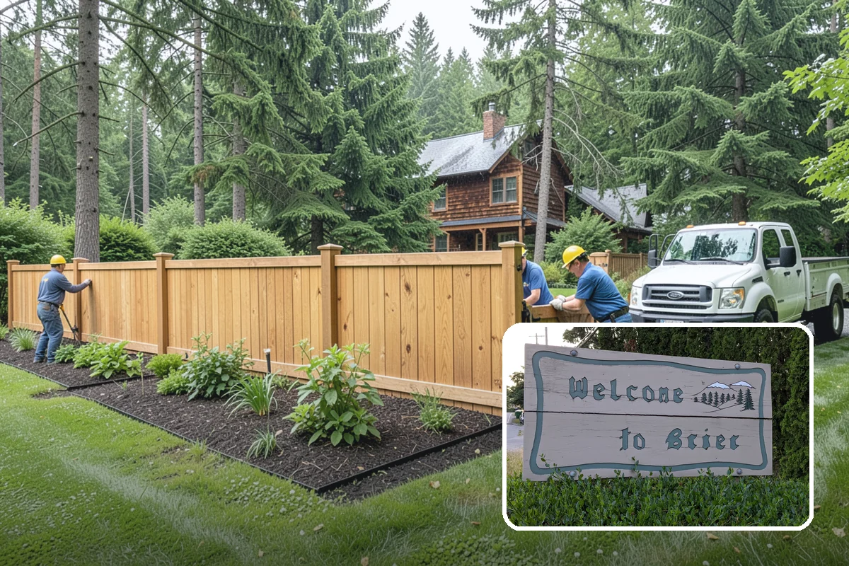 Fencing in Brier, Snohomish County, WA - Design-through-install service