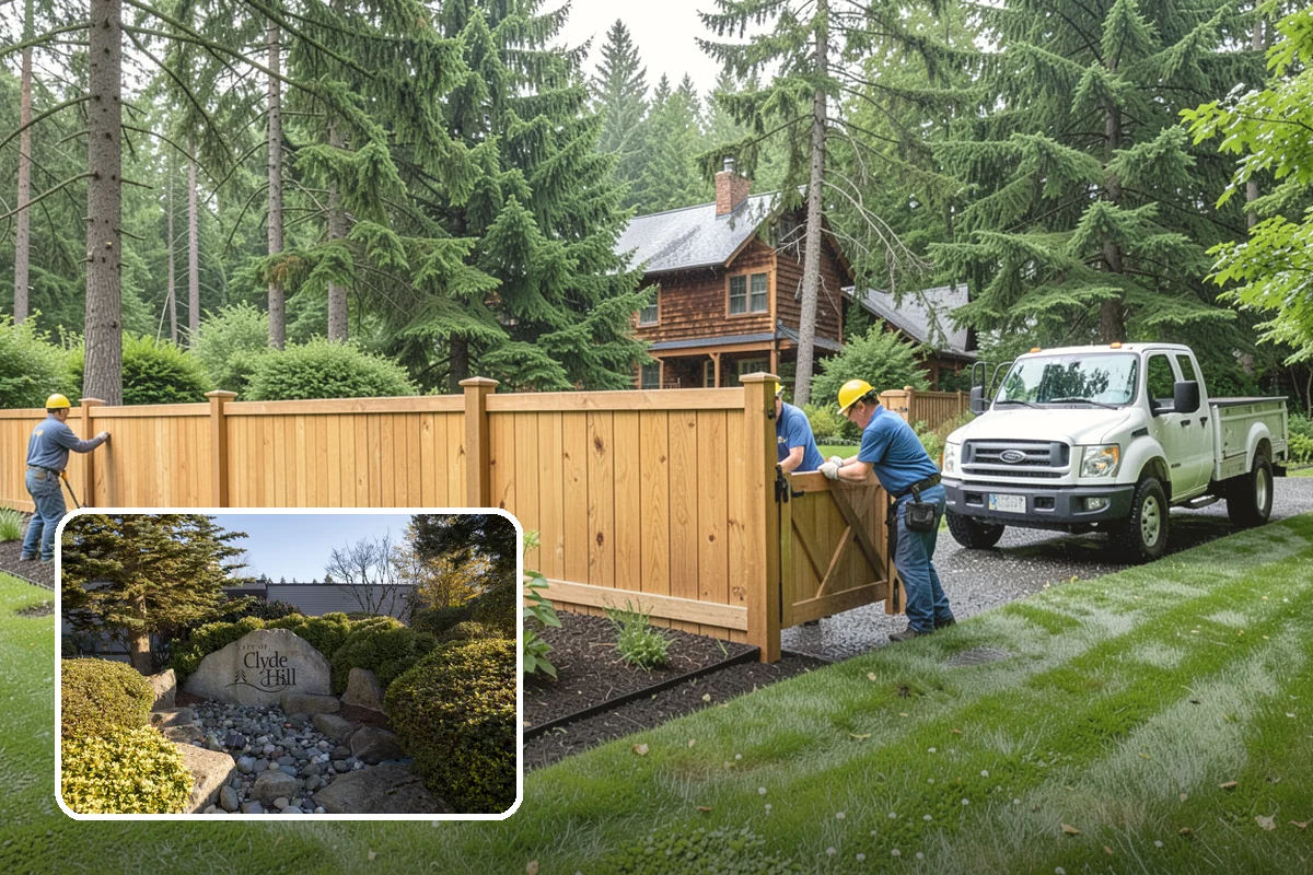 Fencing in Clyde Hill, King County, WA - Design-through-install service
