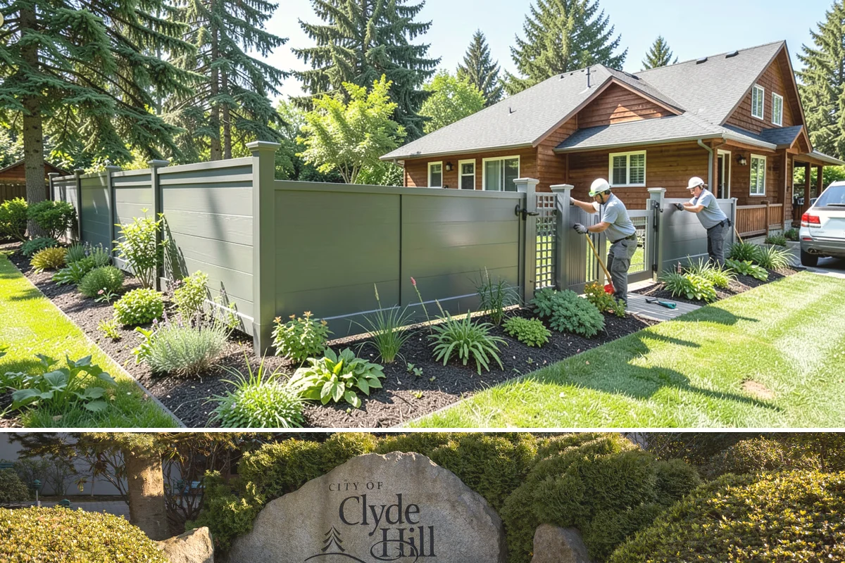 Fencing in Clyde Hill, King County, WA - Best installed spring through fall.