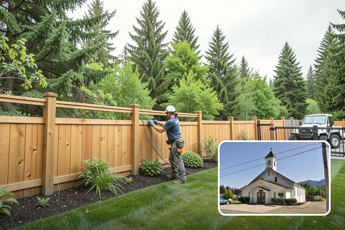 Fencing in Concrete, Skagit County, WA - Design-through-install service