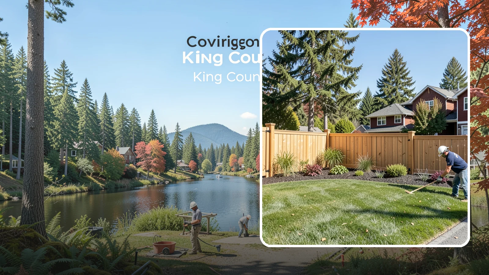 Fencing in Covington, King County, WA - Complete fencing services from design to installation for residential and commercial properties.