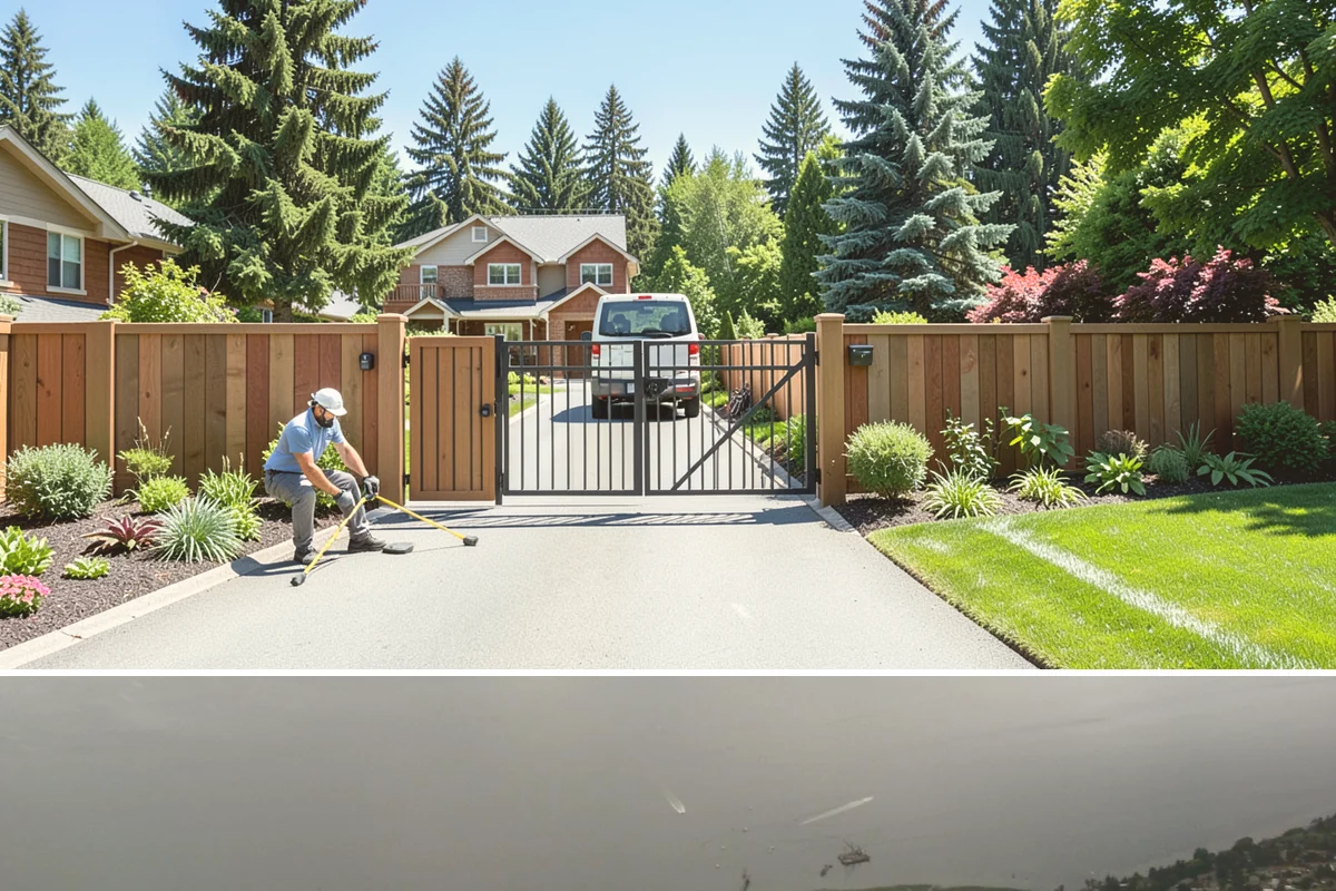 Fencing in Des Moines, King County, WA - Best installed spring through fall.