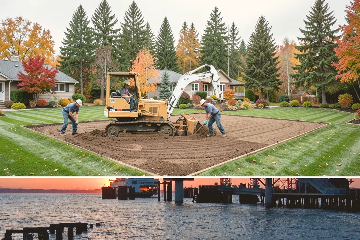 Fencing in Edmonds, Snohomish County, WA - Best installed spring through fall.