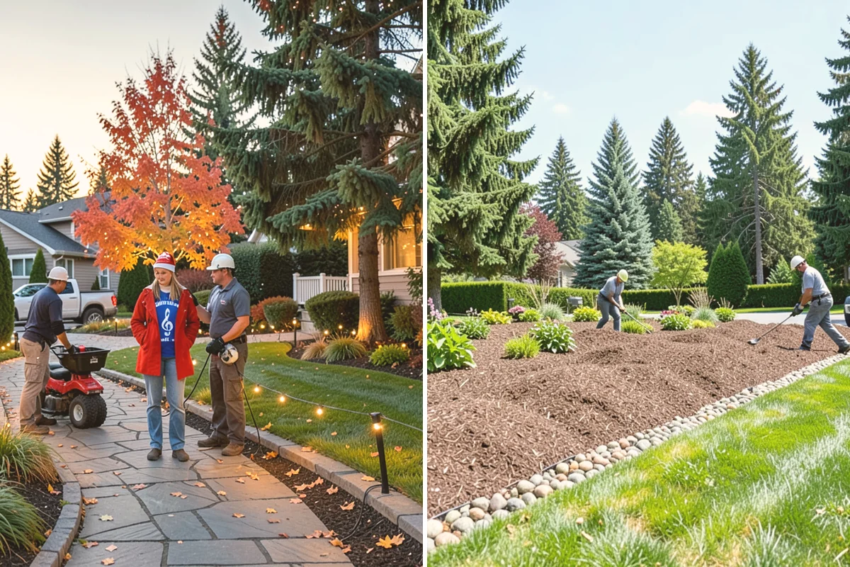 Fir Bark Installation in Algona, King County, WA - Assess bed scale and recommend a small, medium, or large nugget grade
