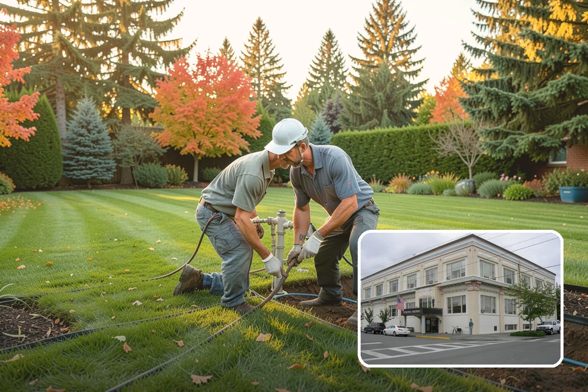 Fir Bark Installation in Anacortes, Skagit County, WA - Excellent drainage that suits wet PNW soils