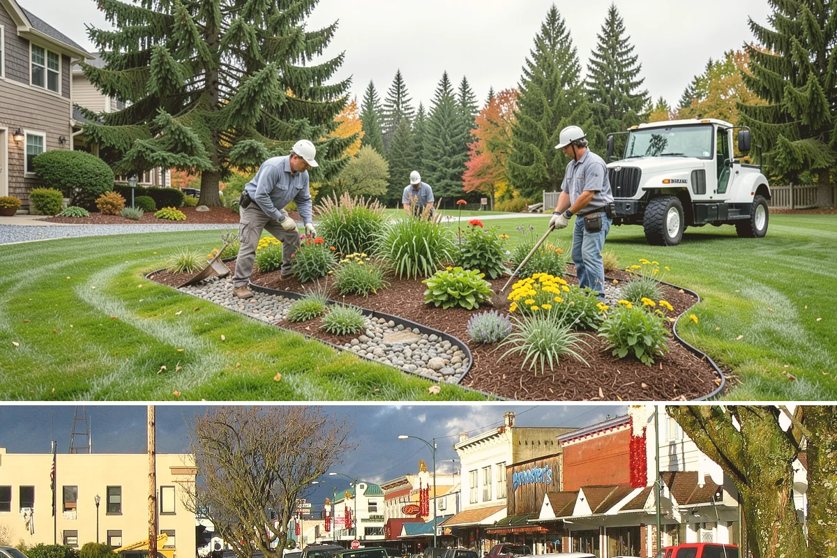 Fir Bark Installation in Arlington, Snohomish County, WA - Fir bark works well applied in spring or fall