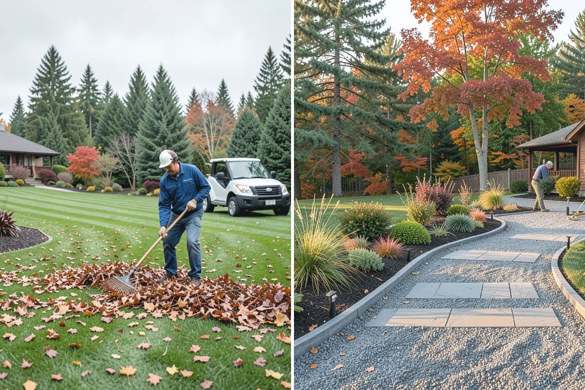 Fir Bark Installation in Beaux Arts Village, King County, WA - Assess bed scale and recommend a small, medium, or large nugget grade