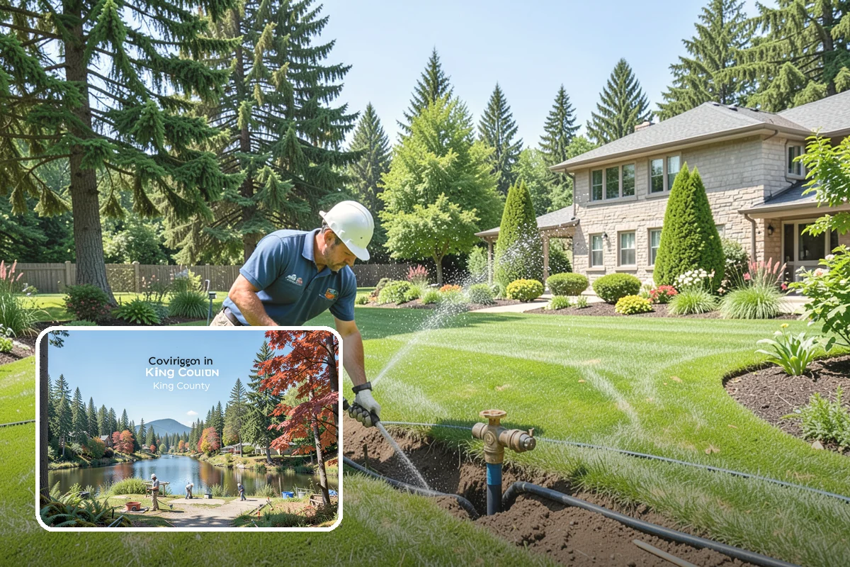 Fir Bark Installation in Covington, King County, WA - Excellent drainage that suits wet PNW soils