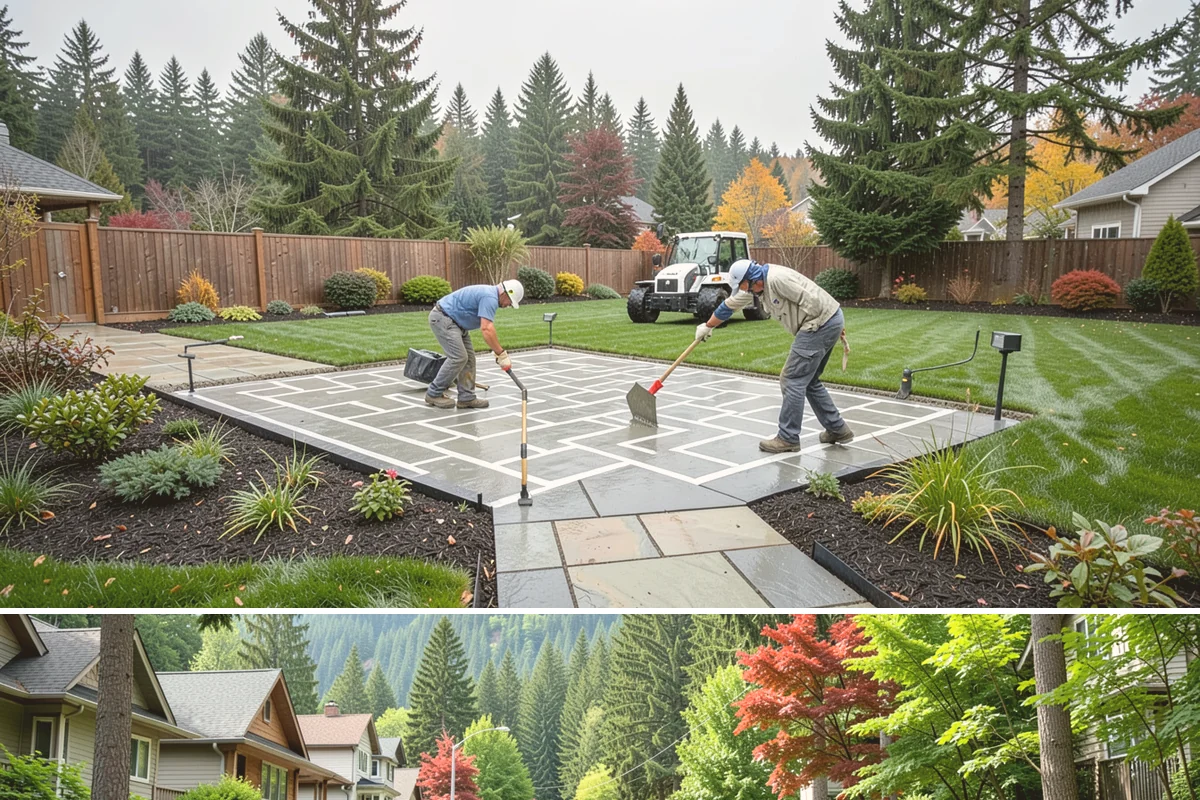 Fir Bark Installation in Darrington, Snohomish County, WA - Fir bark works well applied in spring or fall