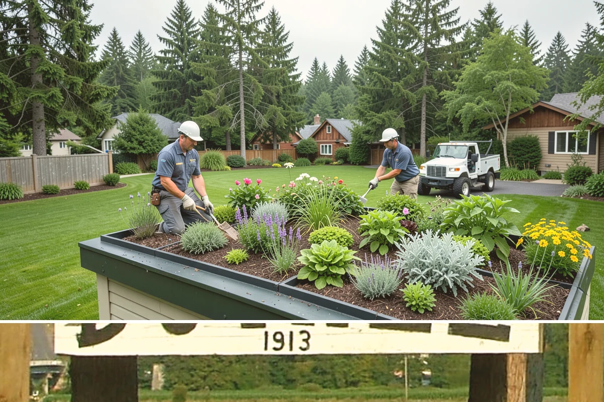 Fir Bark Installation in Duvall, King County, WA - Fir bark works well applied in spring or fall