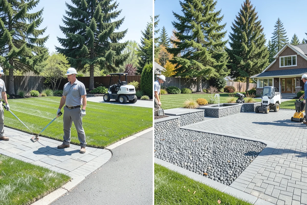 Fir Bark Installation in Gold Bar, Snohomish County, WA - Assess bed scale and recommend a small, medium, or large nugget grade