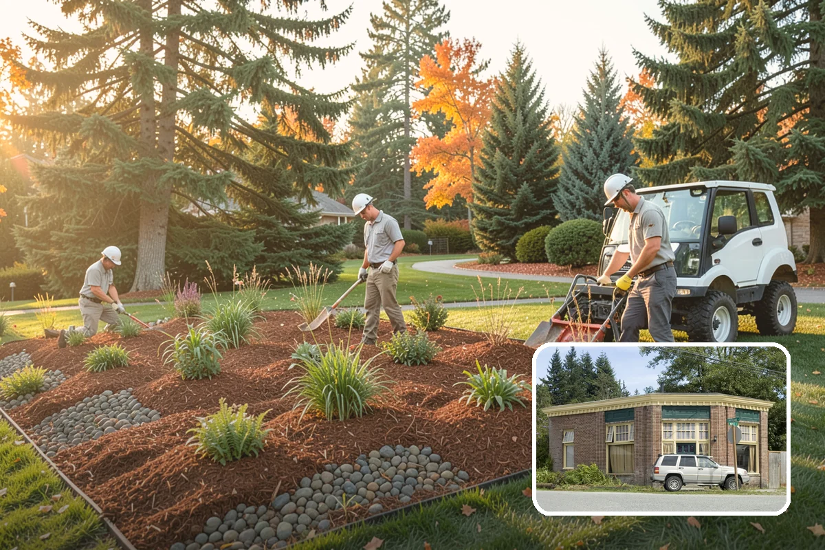 Fir Bark Installation in Hamilton, Skagit County, WA - Excellent drainage that suits wet PNW soils