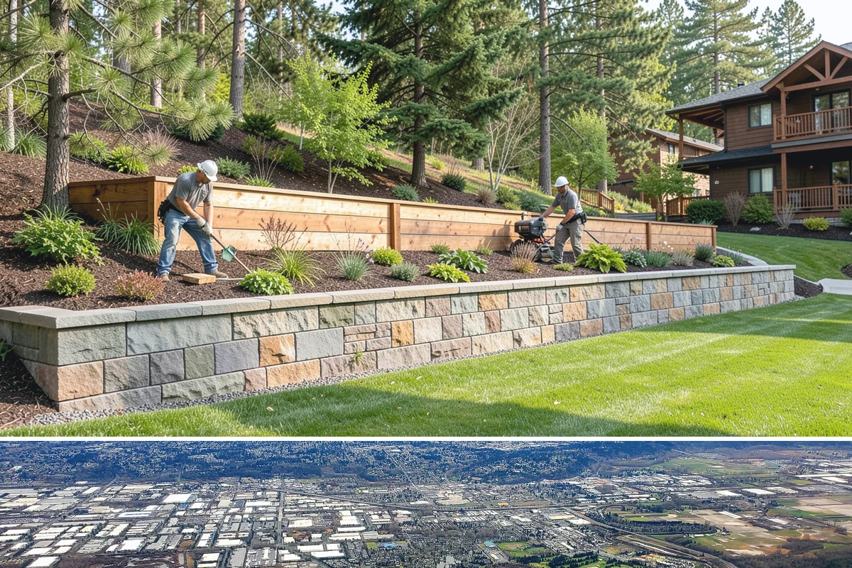 Fir Bark Installation in Kent, King County, WA - Fir bark works well applied in spring or fall