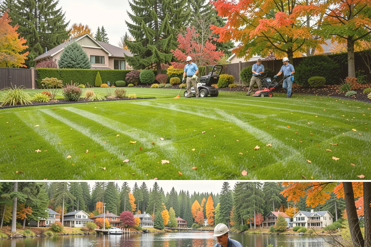 Fir Bark Installation in La Conner, Skagit County, WA - Fir bark works well applied in spring or fall
