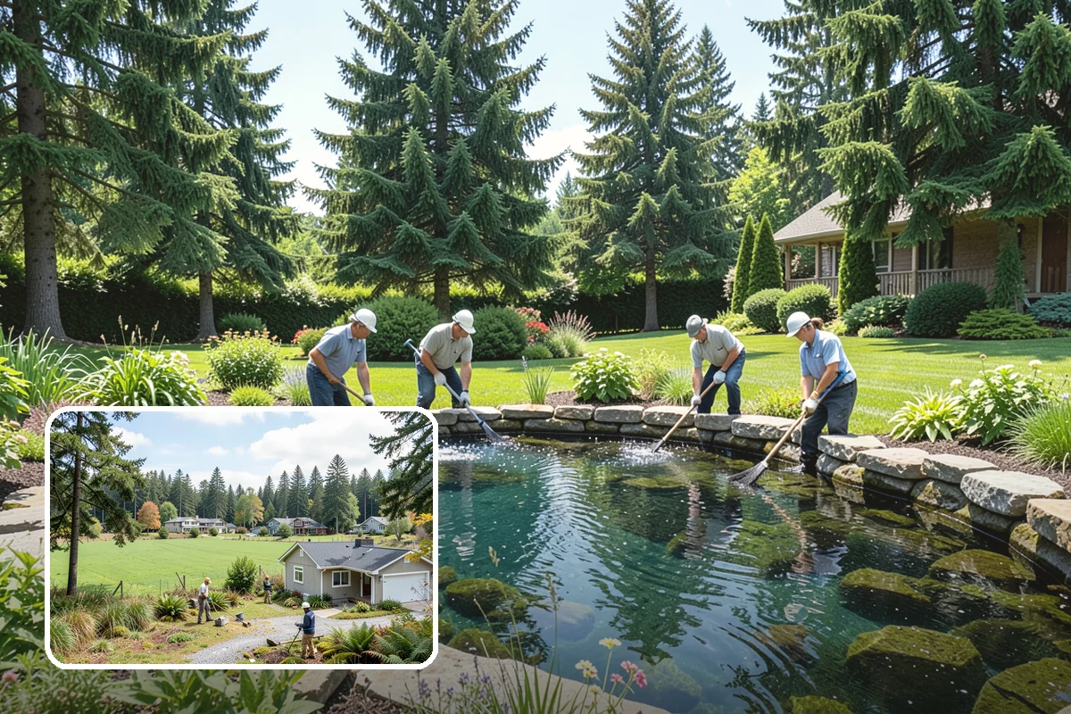 Fir Bark Installation in Lyman, Skagit County, WA - Excellent drainage that suits wet PNW soils