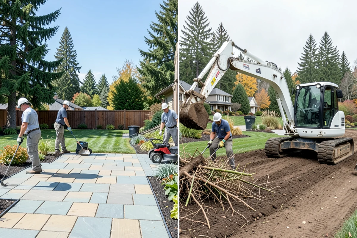 Fir Bark Installation in Lyman, Skagit County, WA - Assess bed scale and recommend a small, medium, or large nugget grade