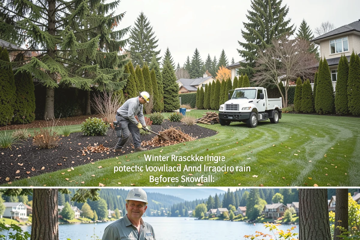 Fir Bark Installation in Milton, King County, WA - Fir bark works well applied in spring or fall