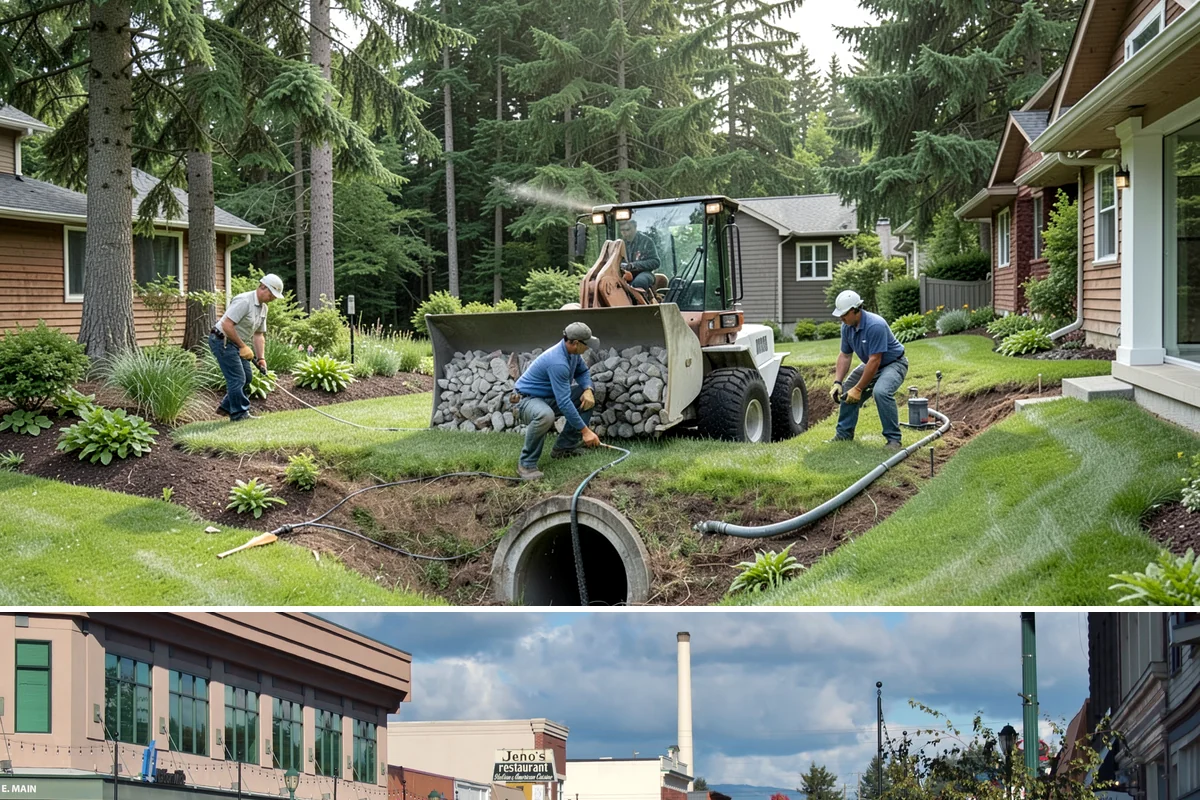 Fir Bark Installation in Monroe, Snohomish County, WA - Fir bark works well applied in spring or fall