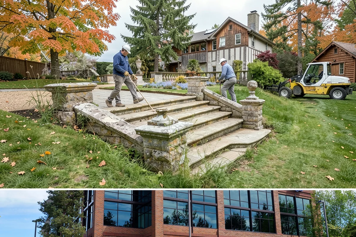 Fir Bark Installation in Mountlake Terrace, Snohomish County, WA - Fir bark works well applied in spring or fall