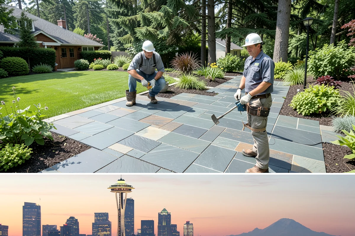 Fir Bark Installation in Seattle, King County, WA - Fir bark works well applied in spring or fall