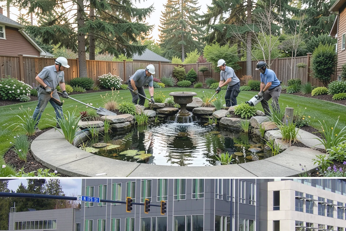 Fir Bark Installation in Shoreline, King County, WA - Fir bark works well applied in spring or fall