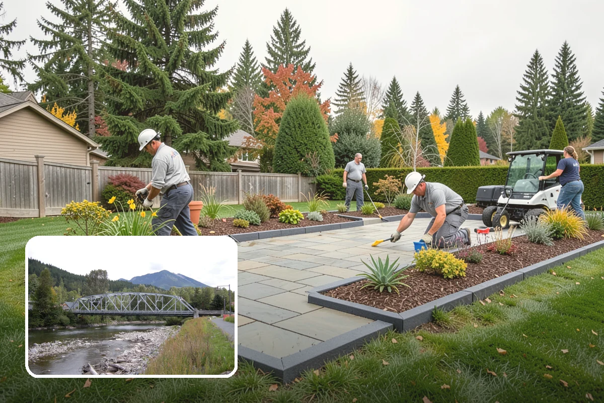 Fir Bark Installation in Skykomish, King County, WA - Excellent drainage that suits wet PNW soils
