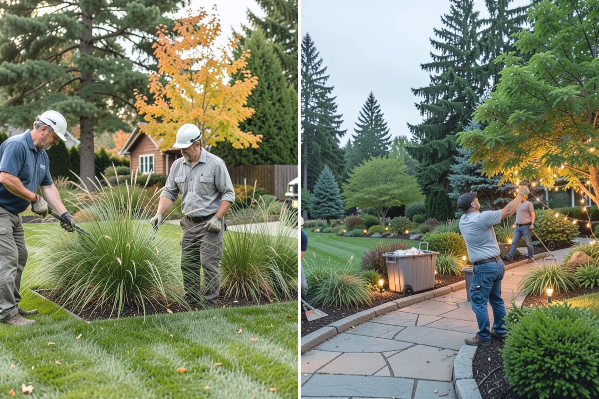 Fir Bark Installation in Sumner, Pierce County, WA - Assess bed scale and recommend a small, medium, or large nugget grade