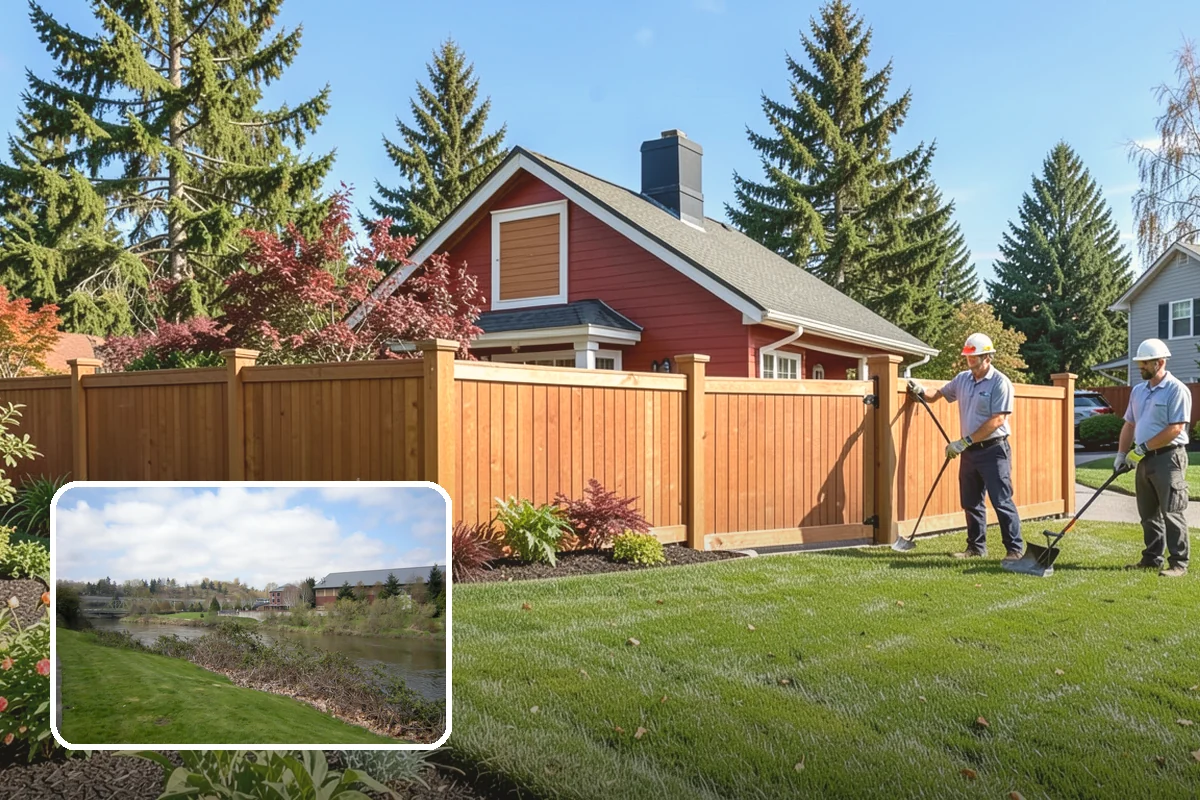 Fir Bark Installation in Tukwila, King County, WA - Excellent drainage that suits wet PNW soils