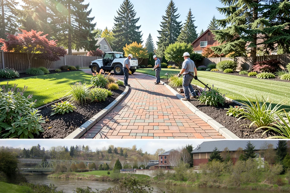 Fir Bark Installation in Tukwila, King County, WA - Fir bark works well applied in spring or fall