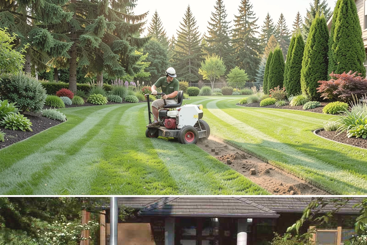 Fir Bark Installation in Yarrow Point, King County, WA - Fir bark works well applied in spring or fall