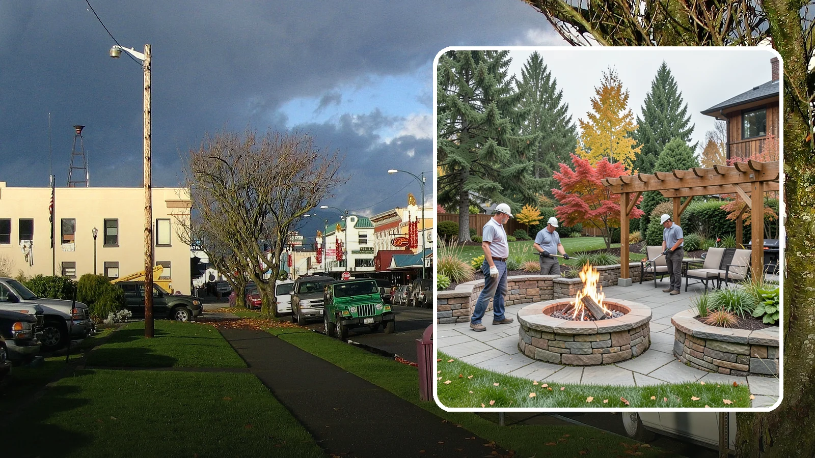 Fire Features in Arlington, Snohomish County, WA - Custom fire features - pits, fireplaces, bowls, and tables - that add warmth and drama to any space.