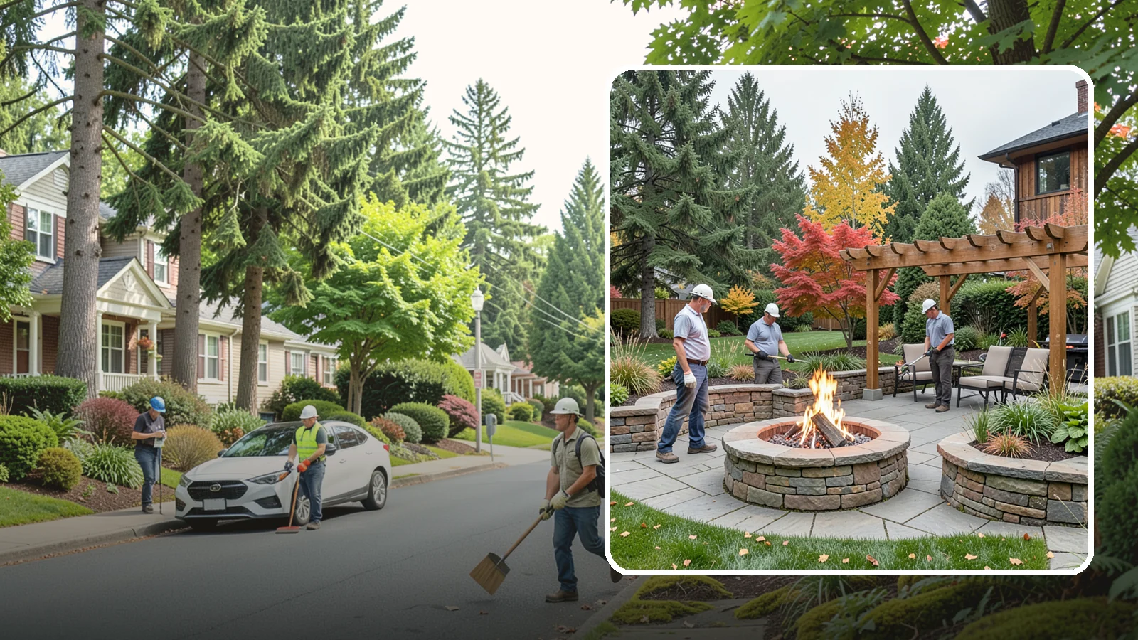 Fire Features in Beaux Arts Village, King County, WA - Custom fire features - pits, fireplaces, bowls, and tables - that add warmth and drama to any space.