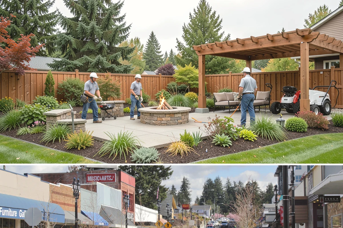 Fire Features in Bothell, King County, WA - Best built spring through fall.