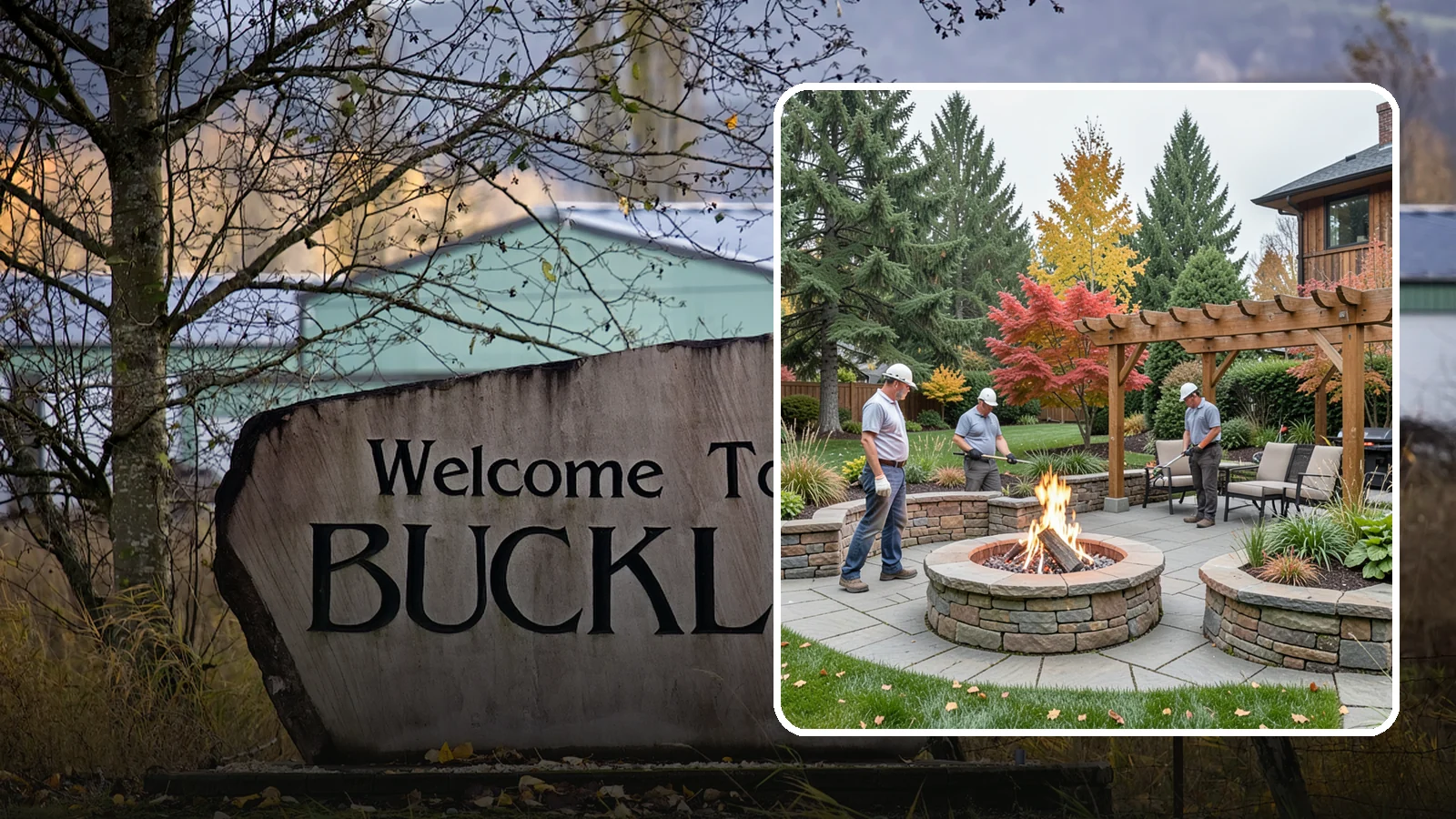Fire Features in Buckley, Pierce County, WA - Custom fire features - pits, fireplaces, bowls, and tables - that add warmth and drama to any space.