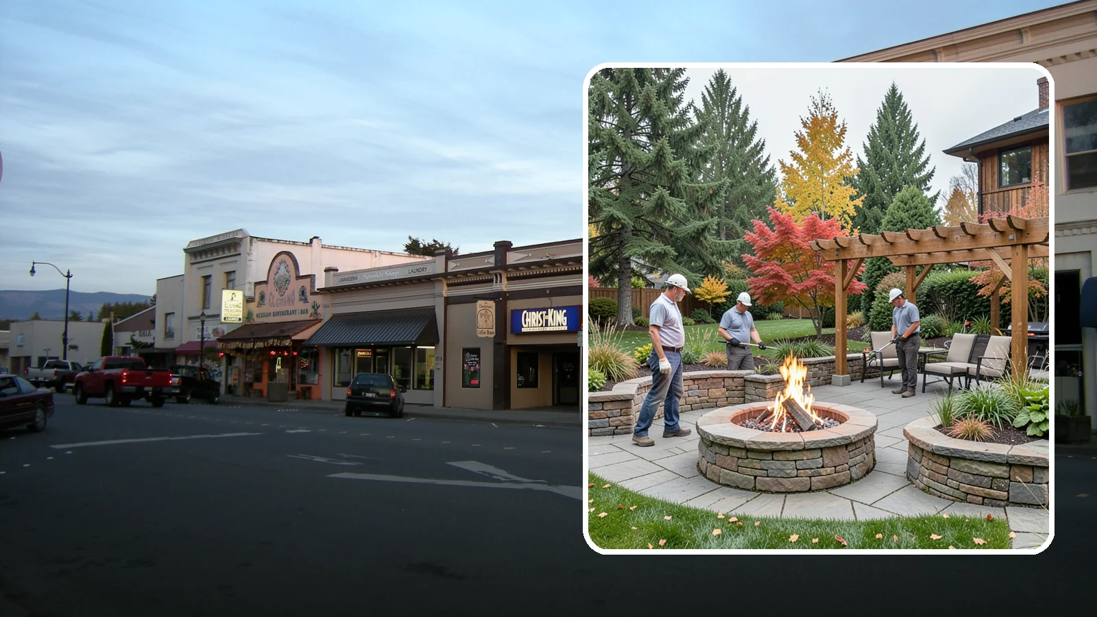 Fire Features in Burlington, Skagit County, WA - Custom fire features - pits, fireplaces, bowls, and tables - that add warmth and drama to any space.