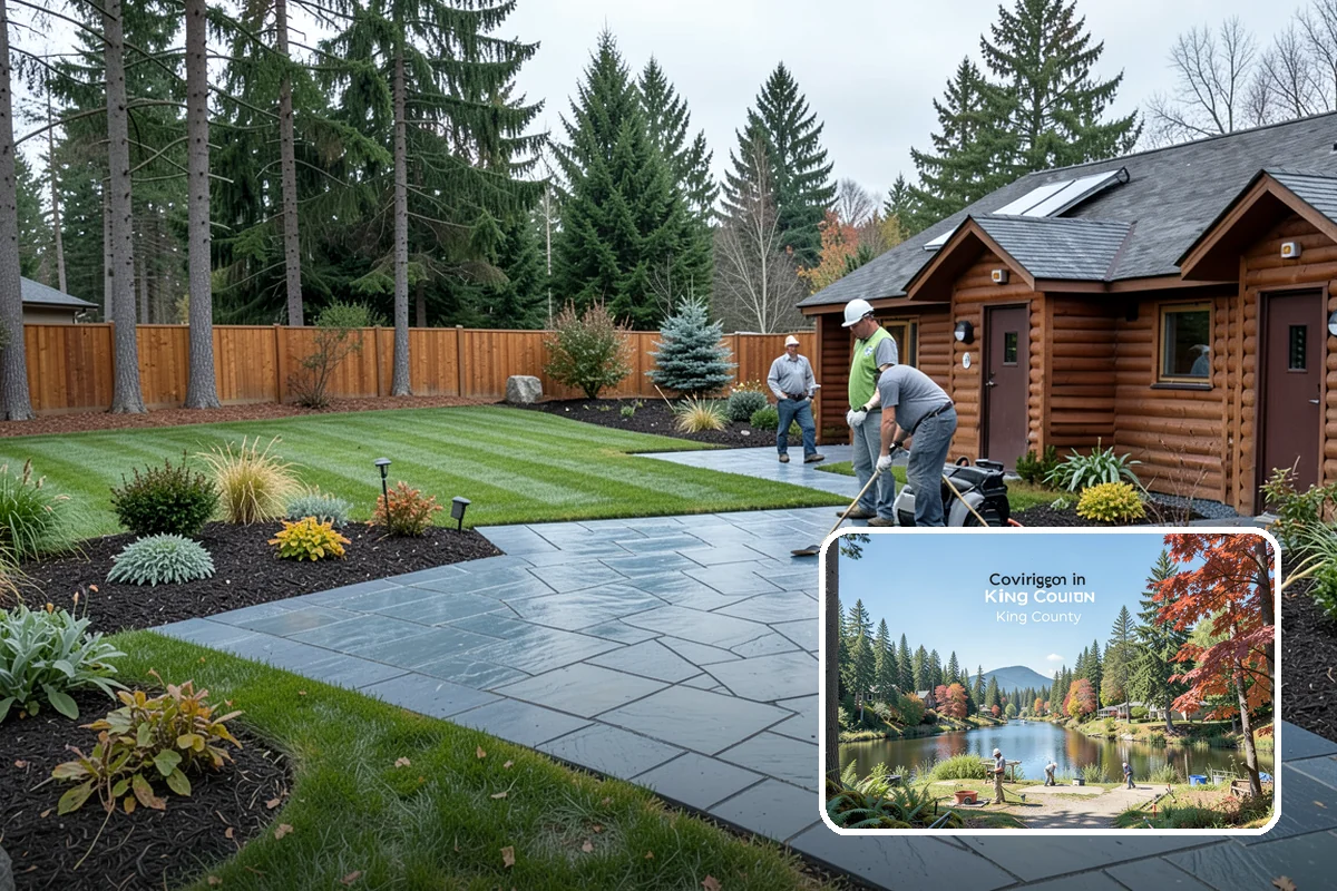 Fire Features in Covington, King County, WA - Warmth, light, and a focal point