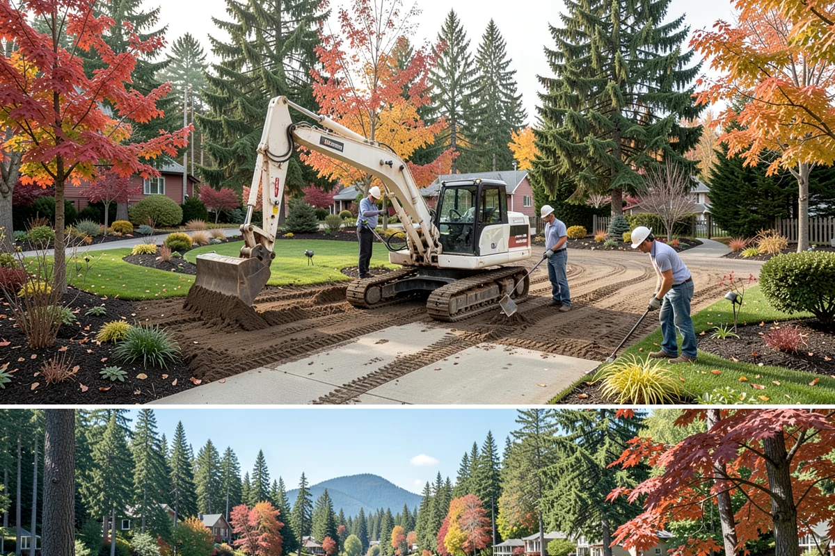 Fire Features in Covington, King County, WA - Best built spring through fall.