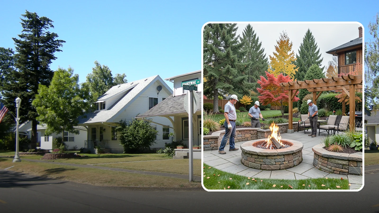 Fire Features in DuPont, Pierce County, WA - Custom fire features - pits, fireplaces, bowls, and tables - that add warmth and drama to any space.