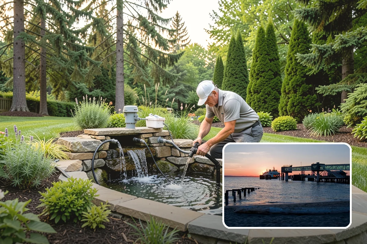 Fire Features in Edmonds, Snohomish County, WA - Warmth, light, and a focal point