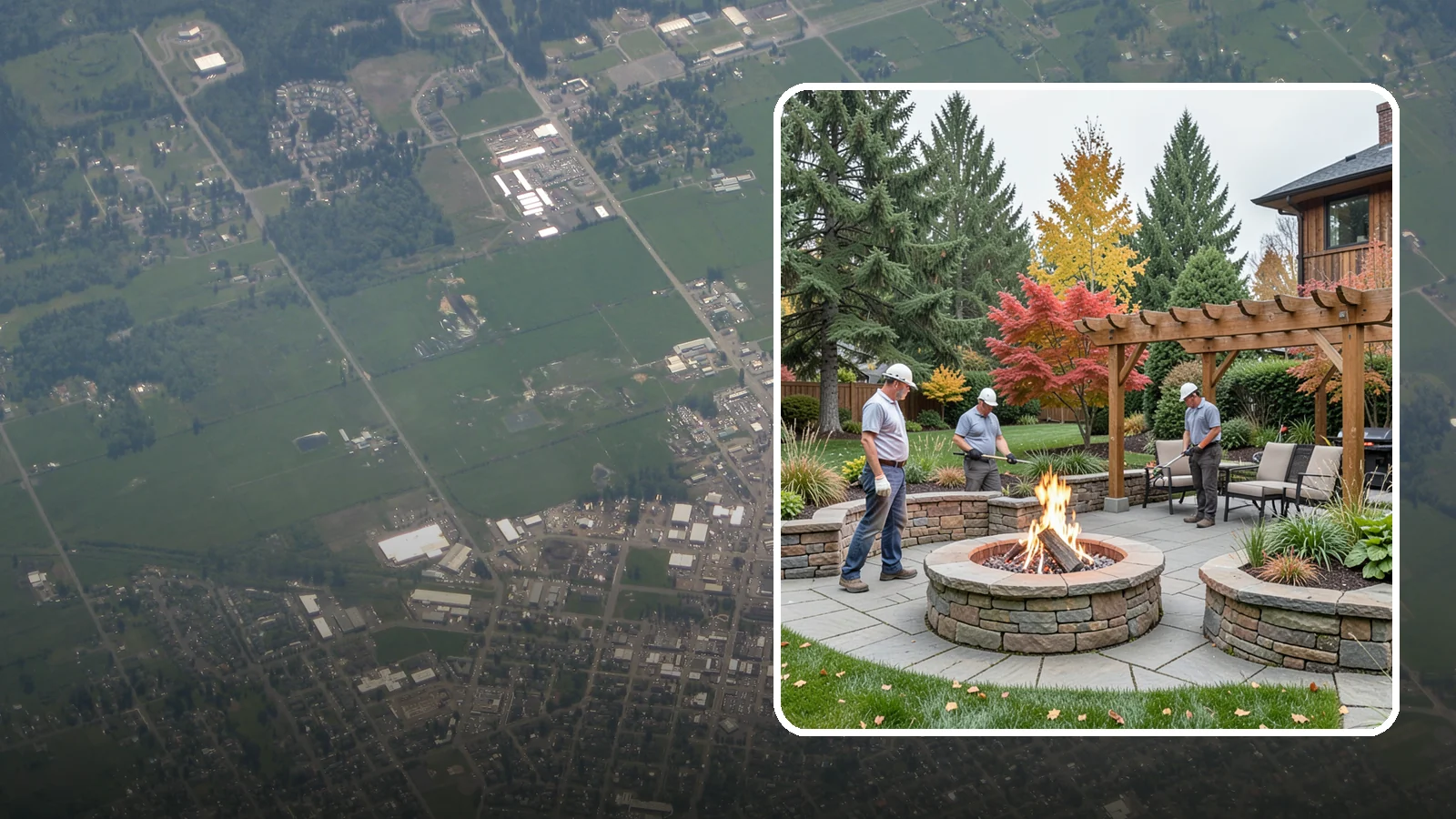 Fire Features in Enumclaw, King County, WA - Custom fire features - pits, fireplaces, bowls, and tables - that add warmth and drama to any space.