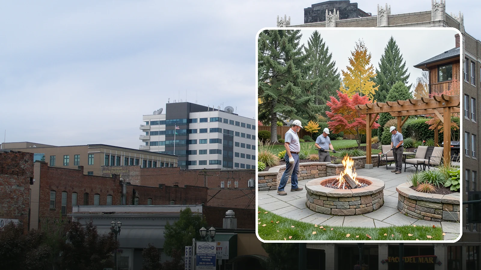 Fire Features in Everett, Snohomish County, WA - Custom fire features - pits, fireplaces, bowls, and tables - that add warmth and drama to any space.