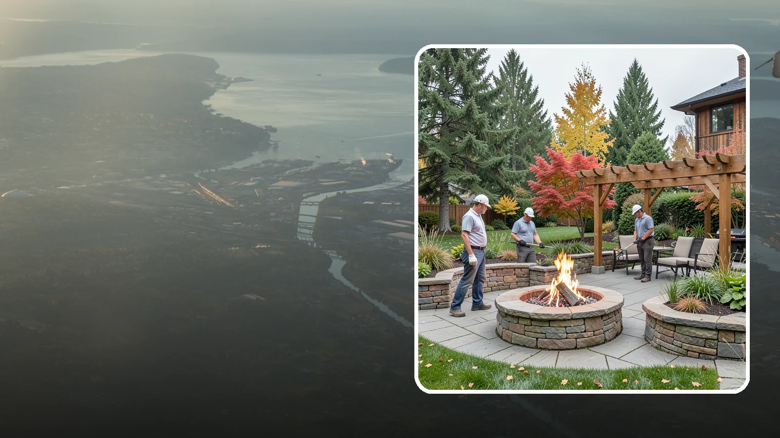 Fire Features in Fife, Pierce County, WA - Custom fire features - pits, fireplaces, bowls, and tables - that add warmth and drama to any space.