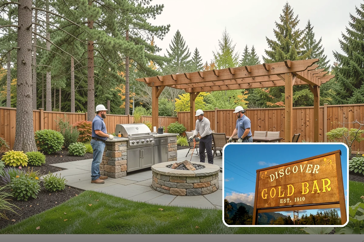 Fire Features in Gold Bar, Snohomish County, WA - Warmth, light, and a focal point