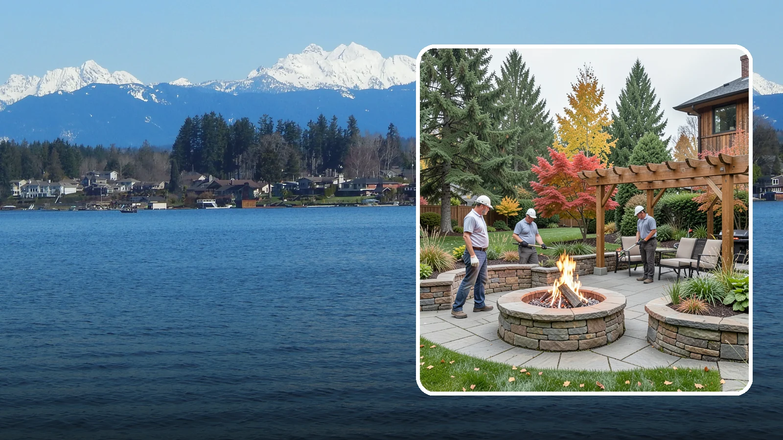 Fire Features in Lake Stevens, Snohomish County, WA - Custom fire features - pits, fireplaces, bowls, and tables - that add warmth and drama to any space.