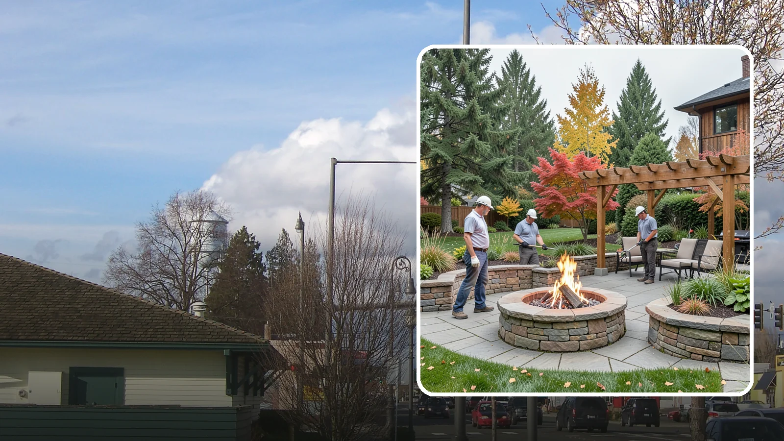 Fire Features in Marysville, Snohomish County, WA - Custom fire features - pits, fireplaces, bowls, and tables - that add warmth and drama to any space.