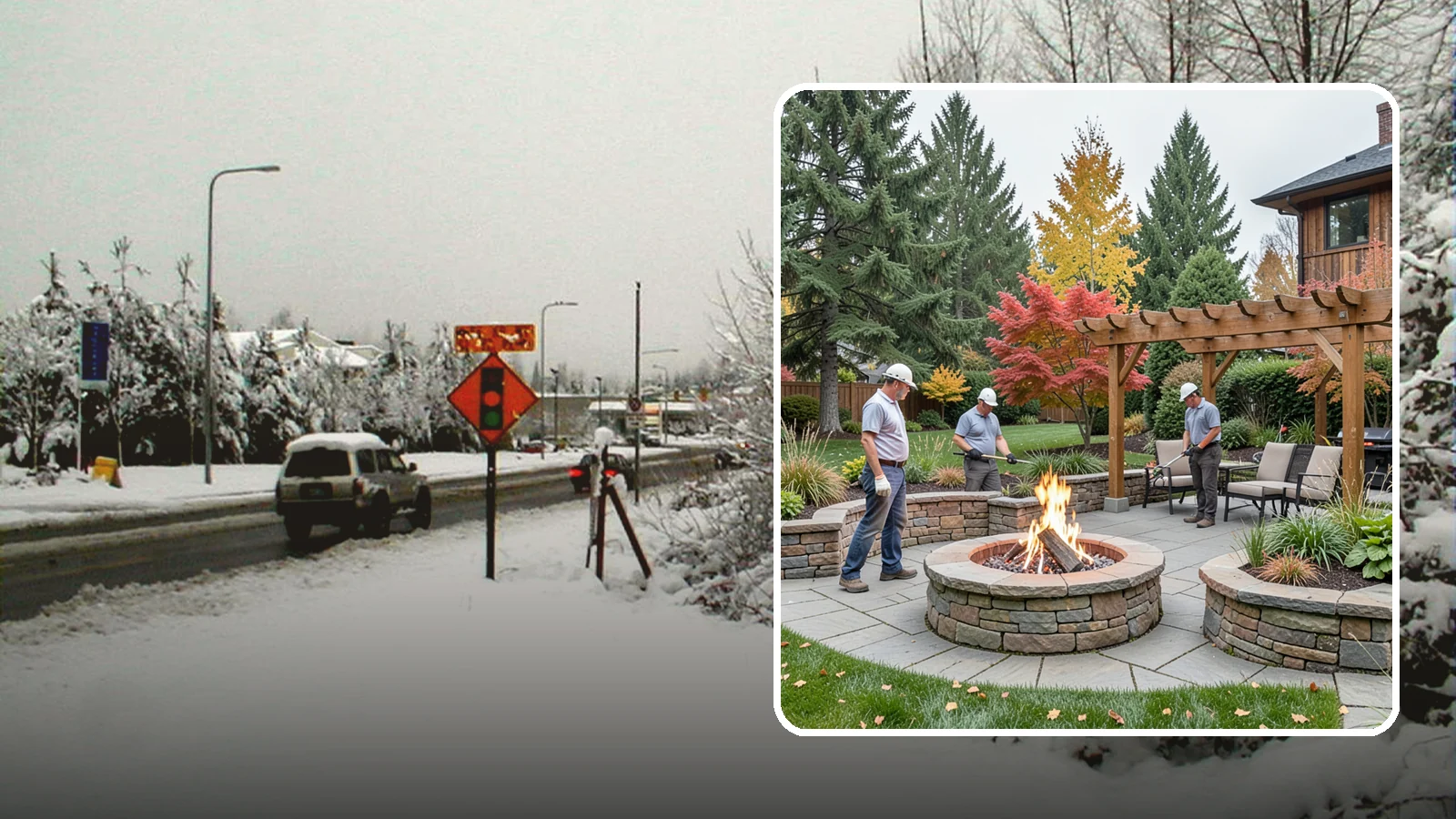 Fire Features in Newcastle, King County, WA - Custom fire features - pits, fireplaces, bowls, and tables - that add warmth and drama to any space.