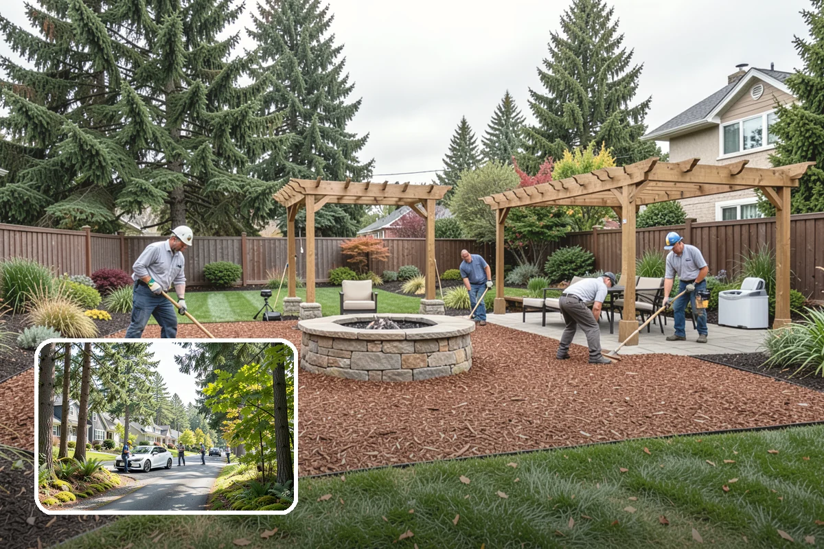 Fire Features in Normandy Park, King County, WA - Warmth, light, and a focal point